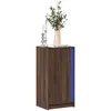 Image de Buffet Avec Led Chêne Marron 42,5x34x85 Cm Bois D'ingénierie Vidaxl