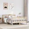 Image de Cadre De Lit Sans Matelas 140x200 Cm Bois Massif De Pin Vidaxl