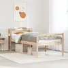 Image de Lit Pour Personne gée Avec Tête De Lit Sans Matelas 90x190 Cm Vidaxl