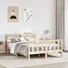 Image de Cadre De Lit Sans Matelas 160x200 Cm Bois Massif De Pin Vidaxl