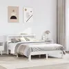 Image de Cadre De Lit Avec Tête De Lit Sans Matelas Blanc 120x190 Cm Vidaxl