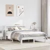 Image de Cadre De Lit Avec Tête De Lit Sans Matelas Blanc 150x200 Cm Vidaxl