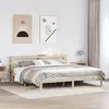Image de Cadre De Lit Avec Tête De Lit Sans Matelas 200x200 Cm Vidaxl