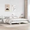 Image de Cadre De Lit Sans Matelas Blanc 180x200 Cm Bois Massif De Pin Vidaxl