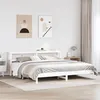 Image de vidaXL Cadre de lit sans matelas blanc 180x200 cm bois massif de pin 3306139