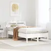 Image de Cadre De Lit Sans Matelas Blanc 120x190 Cm Bois De Pin Massif Vidaxl