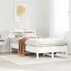 Image de Cadre De Lit Sans Matelas Blanc 75x190 Cm Bois De Pin Massif Vidaxl