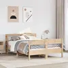 Image de Cadre De Lit Sans Matelas 140x190 Cm Bois De Pin Massif Vidaxl
