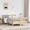 Image de Cadre De Lit Sans Matelas 120x190 Cm Bois De Pin Massif Vidaxl