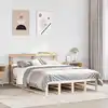 Image de Cadre De Lit Sans Matelas 140x190 Cm Bois De Pin Massif Vidaxl