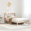 Image de Cadre De Lit Sans Matelas 75x190 Cm Bois De Pin Massif Vidaxl