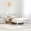 Image de Cadre De Lit Sans Matelas Blanc 100x200 Cm Bois De Pin Massif Vidaxl