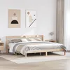 Image de vidaXL Cadre de lit avec tête de lit 180x200 cm bois de pin massif lit meuble de chambre à coucher lit en bois lit 3306547