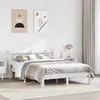 Image de Cadre De Lit Et Tête De Lit Sans Matelas Blanc 135x190 Cm Vidaxl
