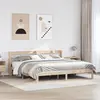 Image de Cadre De Lit Avec Tête De Lit Sans Matelas 200x200 Cm Vidaxl