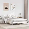 Image de Cadre De Lit Sans Matelas Blanc 160x200 Cm Bois De Pin Massif Vidaxl