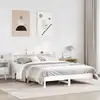 Image de Cadre De Lit Sans Matelas Blanc 140x200 Cm Bois De Pin Massif Vidaxl