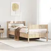 Image de Cadre De Lit Sans Matelas 75x190 Cm Bois De Pin Massif Vidaxl