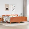 Image de Cadre De Lit Sans Matelas Cire Marron 180x200cm Bois Pin Massif Vidaxl