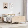 Image de Cadre De Lit Sans Matelas 135x190 Cm Bois De Pin Massif Vidaxl