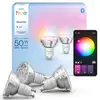 Image de Pack de 3 ampoules connectées philips hue essential gu10 ambiance blanc et couleur
