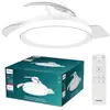 Image de Ventilateur de plafond retractable philips bliss avec led integree, telecommande rf, blanc 929004749601