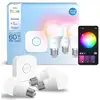 Image de Kit de démarrage philips hue white and color ambiance essential 3 ampoules e27 806 lm bridge