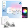 Image de Ampoules connectées philips hue kit 3x gu10 4,7w blanc et couleur