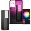Image de Borne lumineuse basse - PHILIPS HUE - Turaco - Gris anthracite - IP44 - Lumière blanche et colorée - 1100 lumens