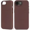 Image de Coque arrière en cuir - DECODED - iPhone 16e - Compatible MagSafe - Marron chocolat - Rigide