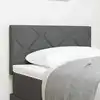 Image de Tête De Lit Led Gris 80 Cm Tissu Vidaxl