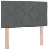 Image de Vidaxl tête de lit led gris 80 cm tissu