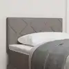 Image de Tête De Lit Led Taupe Tissu Vidaxl