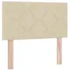 Image de Vidaxl tête de lit led crème 80 cm tissu