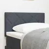 Image de vidaXL Tête de lit LED Gris foncé 80 cm Velours 3338182