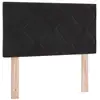 Image de Vidaxl tête de lit led noir 80 cm velours