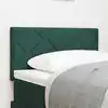 Image de Tête De Lit Led Vert Foncé 80 Cm Velours Vidaxl