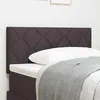 Image de vidaXL Tête de lit LED Marron 90 cm tissu 3338190