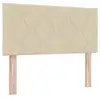 Image de Vidaxl tête de lit led crème 90 cm tissu