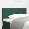 Image de Tête De Lit Led Vert Foncé 90 Cm Velours Vidaxl