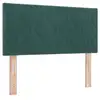Image de Vidaxl tête de lit led vert foncé 90 cm velours