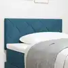 Image de Tête De Lit Led Bleu Foncé 90 Cm Velours Vidaxl
