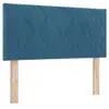 Image de Vidaxl tête de lit led bleu foncé 90 cm velours