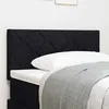 Image de vidaXL Tête de lit LED Noir 100 cm tissu 3338202