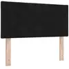 Image de Vidaxl tête de lit led noir 100 cm tissu