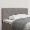 Image de Tête De Lit Led Taupe 100 Cm Tissu Vidaxl