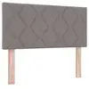 Image de Vidaxl tête de lit led taupe 100 cm tissu