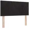 Image de Vidaxl tête de lit led noir 100 cm velours