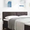 Image de Tête De Lit Led Gris Clair 160 Cm Tissu Vidaxl