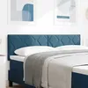 Image de vidaXL Tête de lit LED Bleu foncé 160 cm Velours 3338237